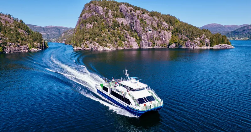 Bergen: Mostraumen fjordcruise med levende guide
